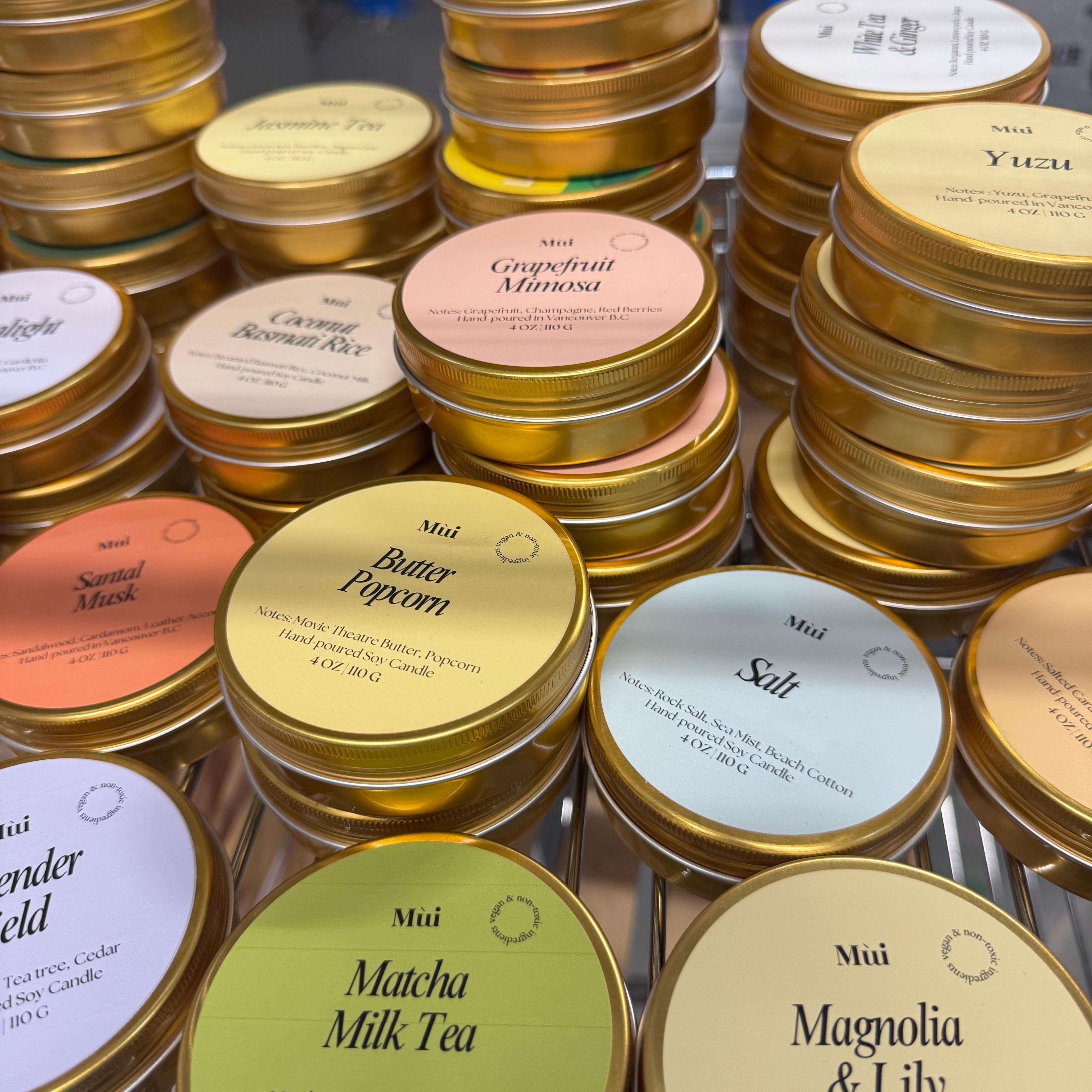 4oz Tin Candles