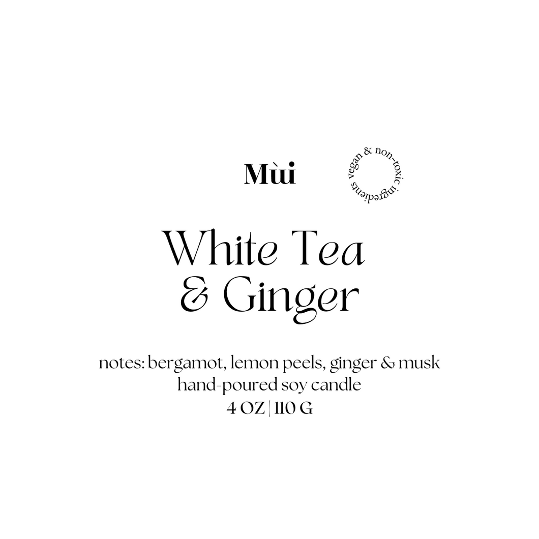 4oz White Tea Ginger