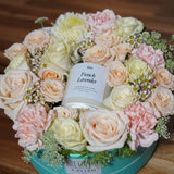 Mothers Day Flower & Candle Box