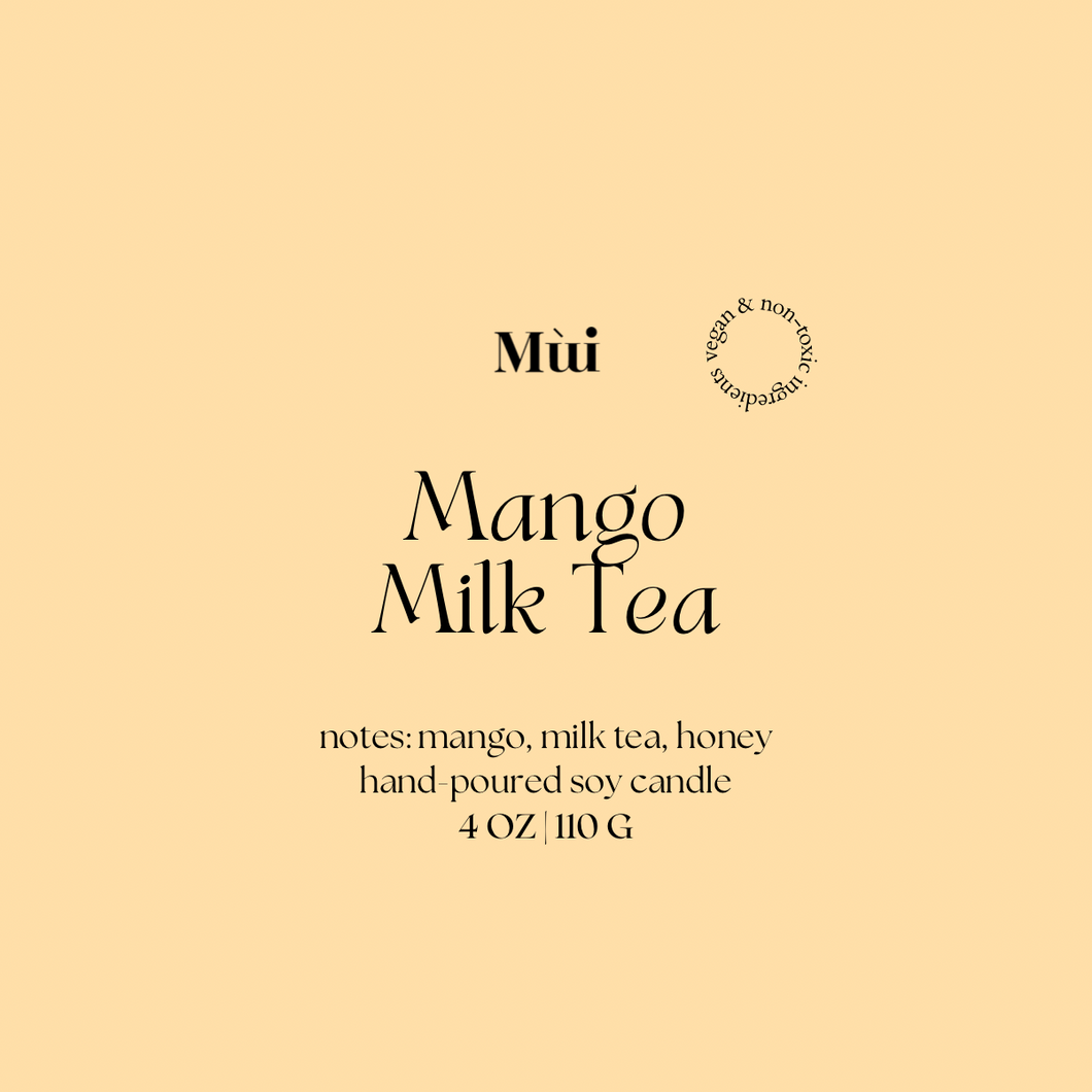 4oz Mango Milk Tea